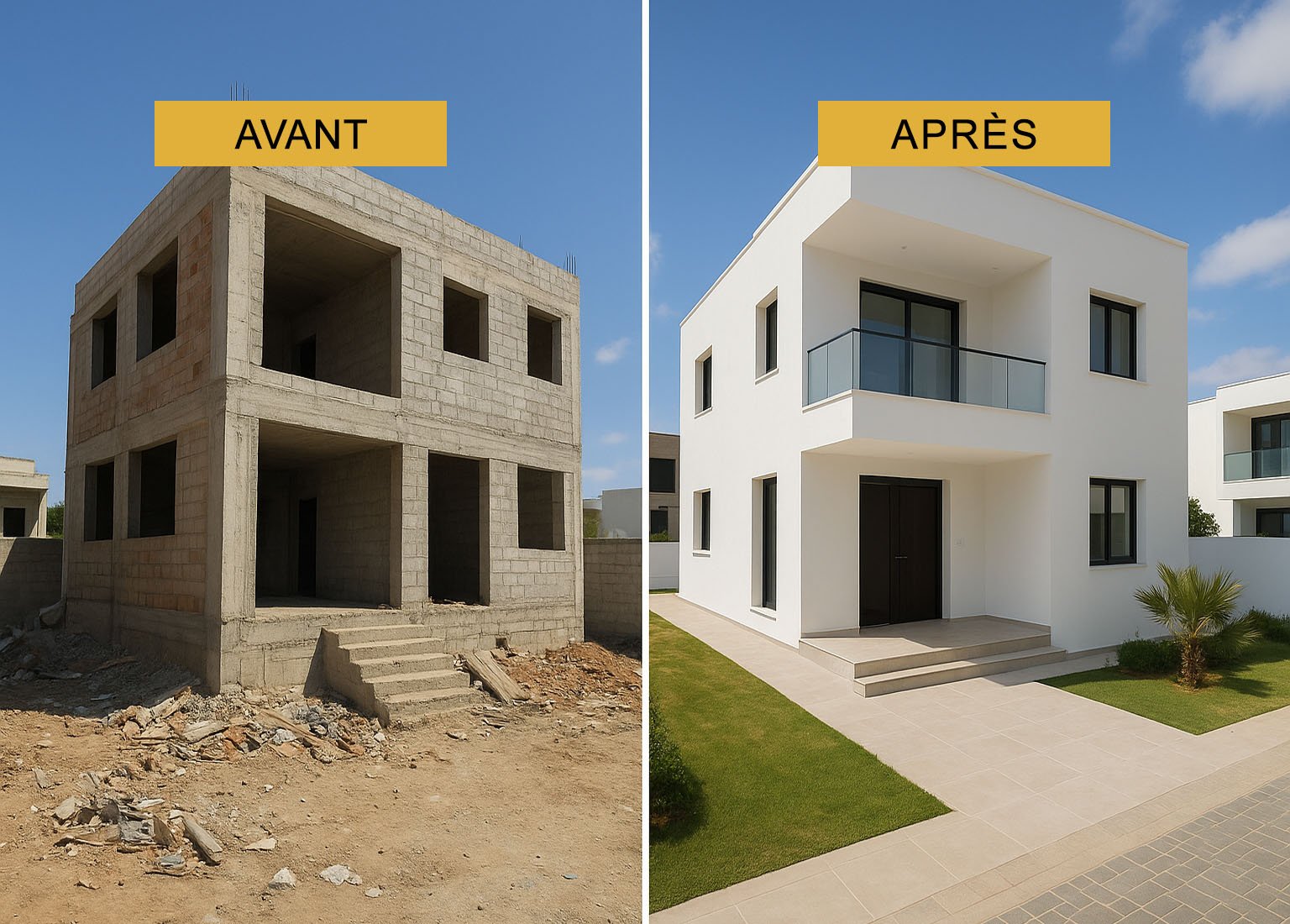 Rénovation Aménagement & Construction à Casablanca bouskoura dar bouaaza